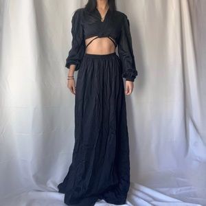 Diarrablu Black Skirt Set
